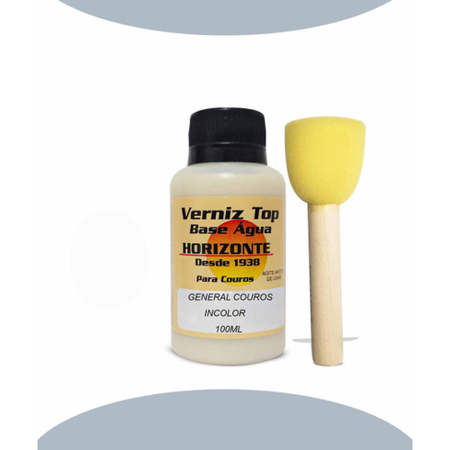 Graxa Incolor Para Sapato Jaqueta Verniztop 100Ml Aplicador