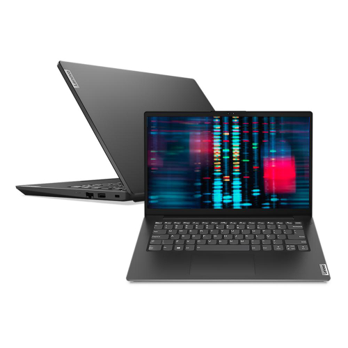 Notebook Lenovo V14 I3-1215U 8GB 256GB ssd Linux 14 fhd 82ULS00400 Preto