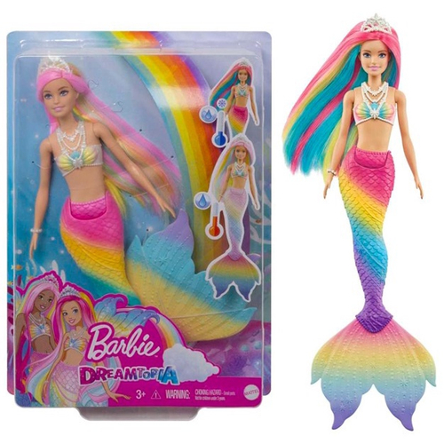 Barbie color cheap magic mermaid doll