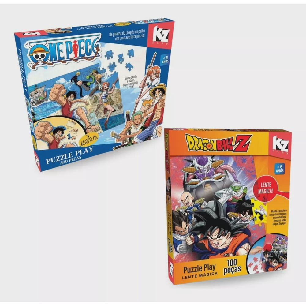 Kit Jogos De Atenção Quebra-cabeça One Piece E Dragon Ball em Promoção na  Americanas