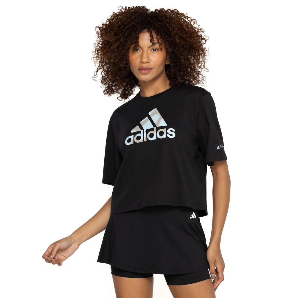 Blusa adidas 2024 feminina curta