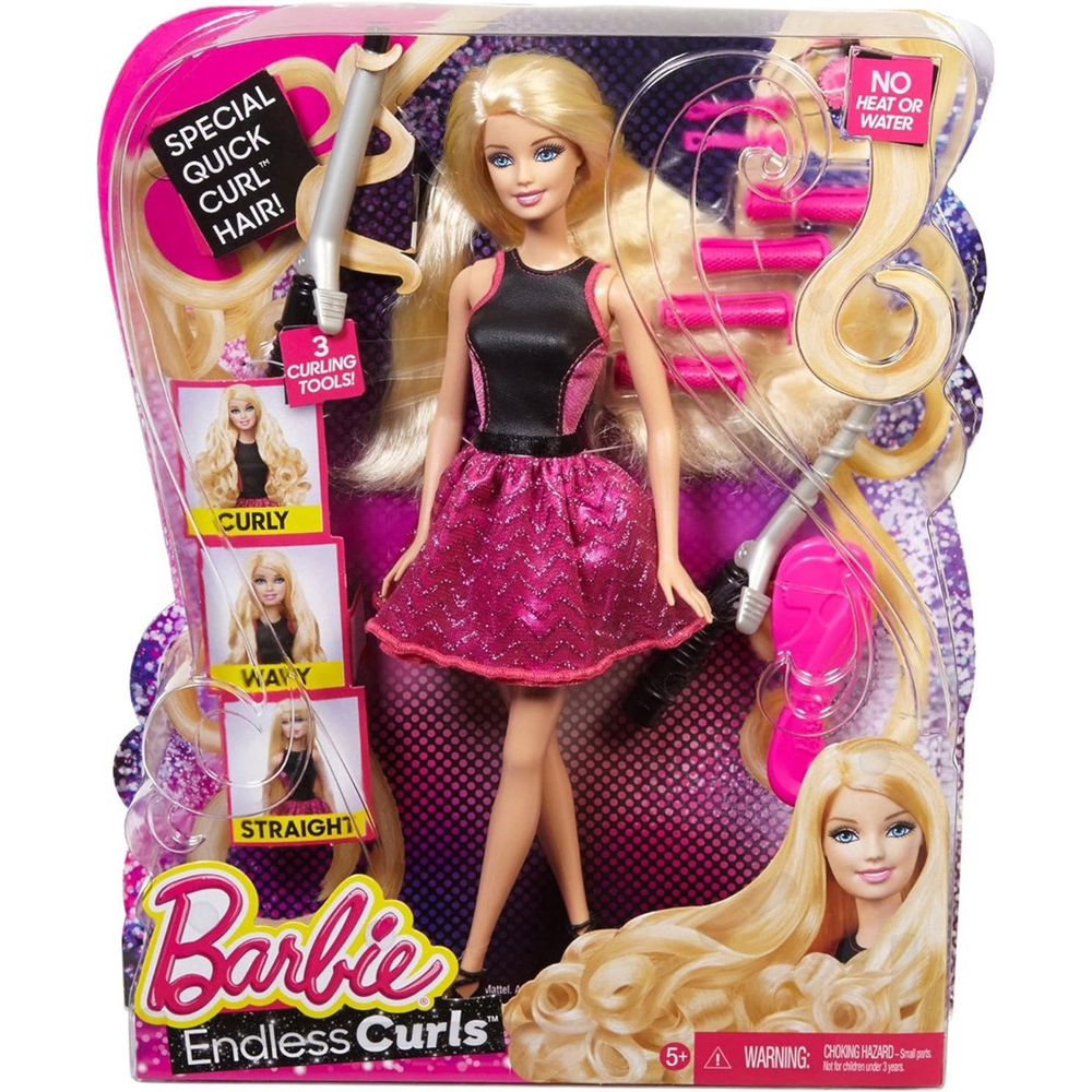 Barbie Fashion and Beauty Cabelos Cacheados - Mattel em Promoção na  Americanas