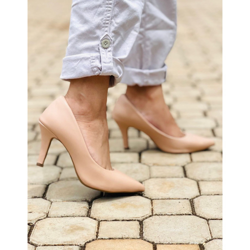 Scarpin deals nude confortavel