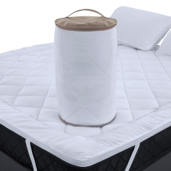 Pillow Top Casal Extra Macio Toque de Pluma em Fibra Siliconada 600g/m2 138x188cm bf Colchões é boa?