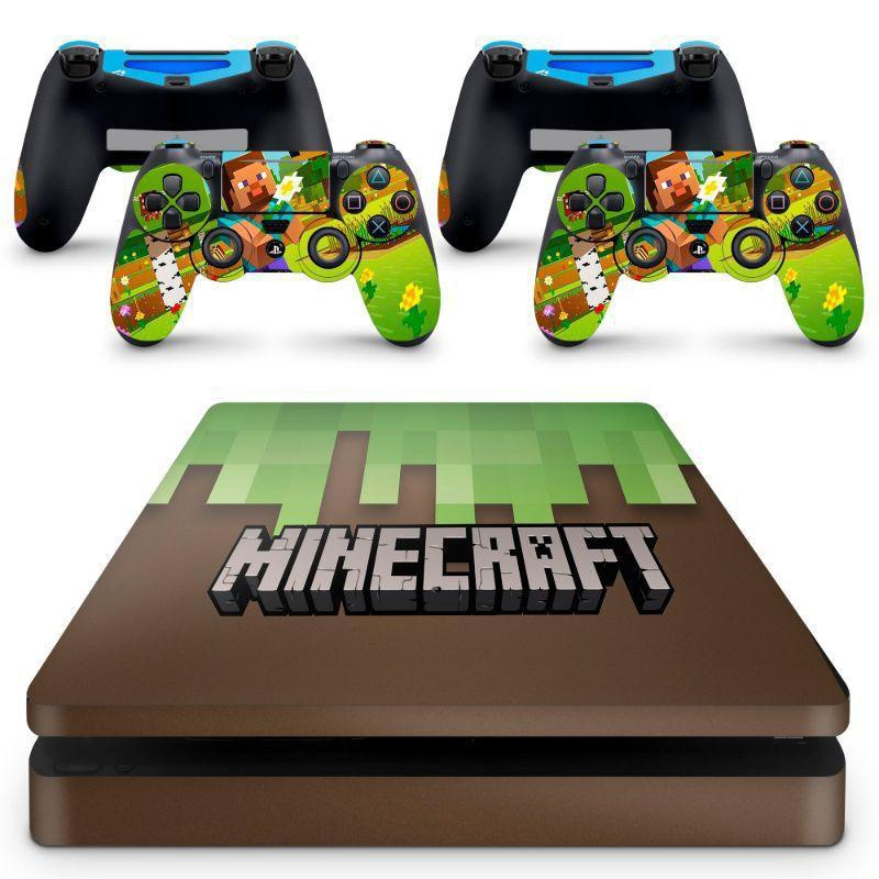 Skin Adesivo Protetor Para Ps4 Slim Minecraft B1 na Americanas Empresas