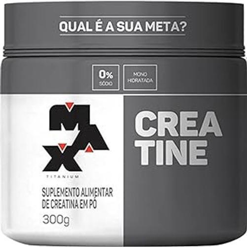 Creatine Max Titanium 300g - Auxilia Ganho de Massa Muscular