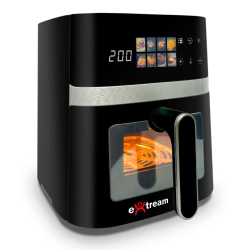 Air Fryer Fritadeira Elétrica Digital Extream 5,5L Preto e Prata, 127v Menor preço em Air Fryer Fritadeira Elétrica Digital Extream 5,5L Preto e Prata, 127v