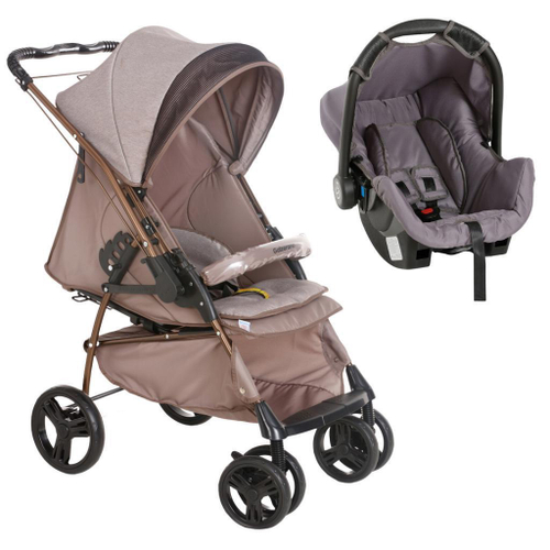 Carrinho de Bebe Galzerano Bebê Conforto Maranello Cinza Carrinho de Bebe Galzerano Bebê Conforto Maranello Cinza