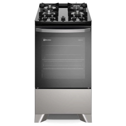 Fogão Electrolux 4 bocas Efficient com PerfectCook (FE4GS) Menor preço em Fogão Electrolux 4 bocas Efficient com PerfectCook (FE4GS)