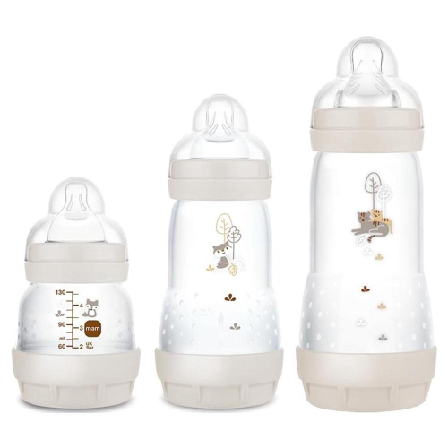 Kit 3 Mamadeiras Mam Easy Start Trio 130Ml 260Ml 320Ml Neutr Kit 3 Mamadeiras Mam Easy Start Trio 130Ml 260Ml 320Ml Neutr