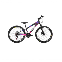 Bicicleta Viking Aro 26 Câmbio Importado 21v Vmaxx Preto Rosa é boa?