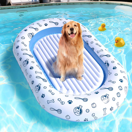 Orders dog pool float