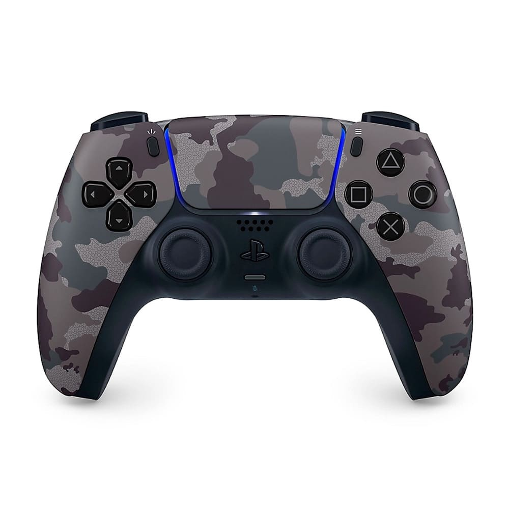 Imagem do produto Controle PS5 Cinza Camuflado sem fio (Dualsense) em Americanas