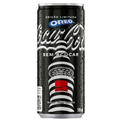 Coca-Cola Sem Açúcar Fizzy Cookie Oreo 310ml Lata - unidade