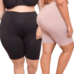 Kit 2 Short Feminino Plus Size Anagua Segunda Pele Usar De Baixo De Saia E Vestido Bermuda Não Marca é boa?