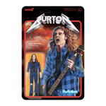 Boneco de ação Super7 Cliff Burton de 3,75 polegadas com acessórios