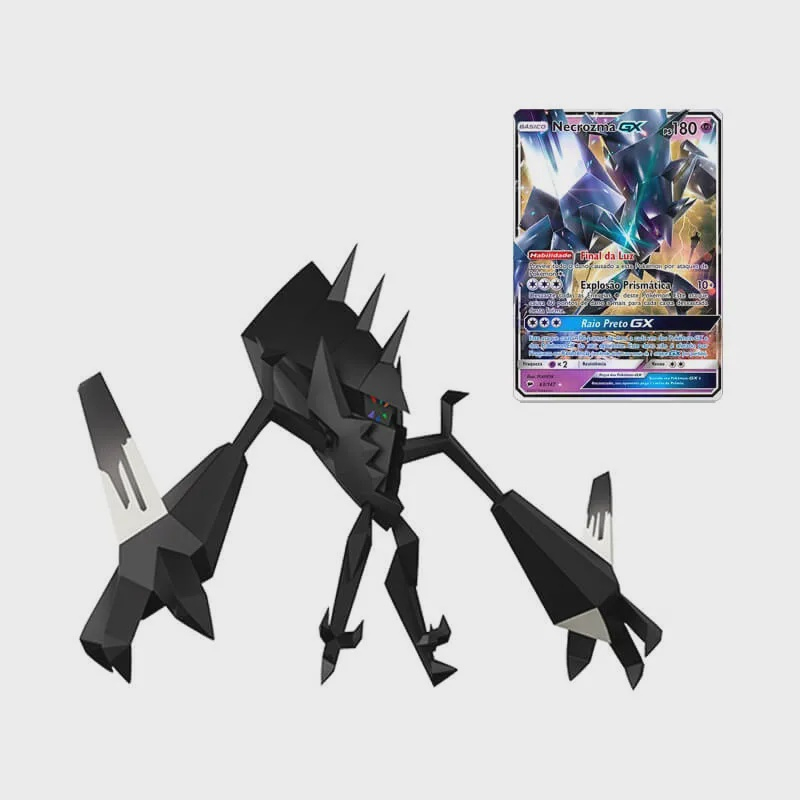 Carta Pokémon Lendário Necrozma GX Sombras Ardentes