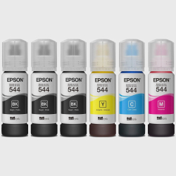 Kit 6 Tintas 544 Refil para Impressora Epson T544 L3110 L3150 L5190 - Combo economico 6 unidades é boa?