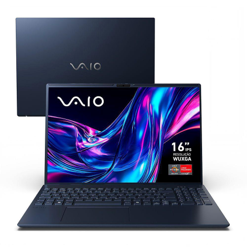 Notebook - Vaio Vjfe69f11x-b0911h Amd Ryzen 7 5700u 1.80ghz 32gb 512gb Ssd Amd Radeon Graphics Linux Fe16 16