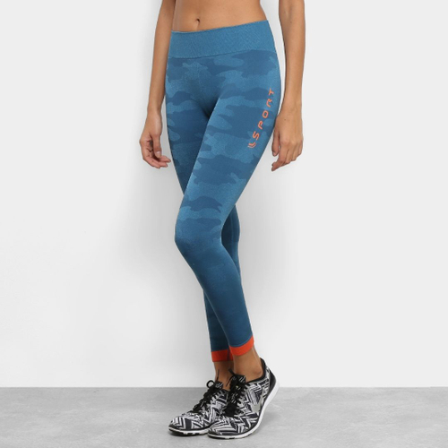 calça legging camuflada adidas
