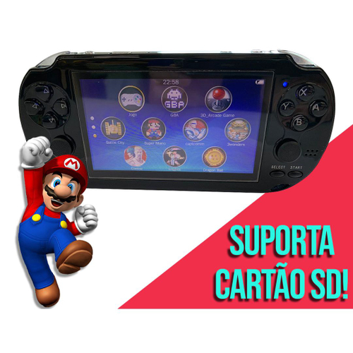 Video Game Portátil Player P3000 Digital Mini Game Azul em Promoção na  Americanas