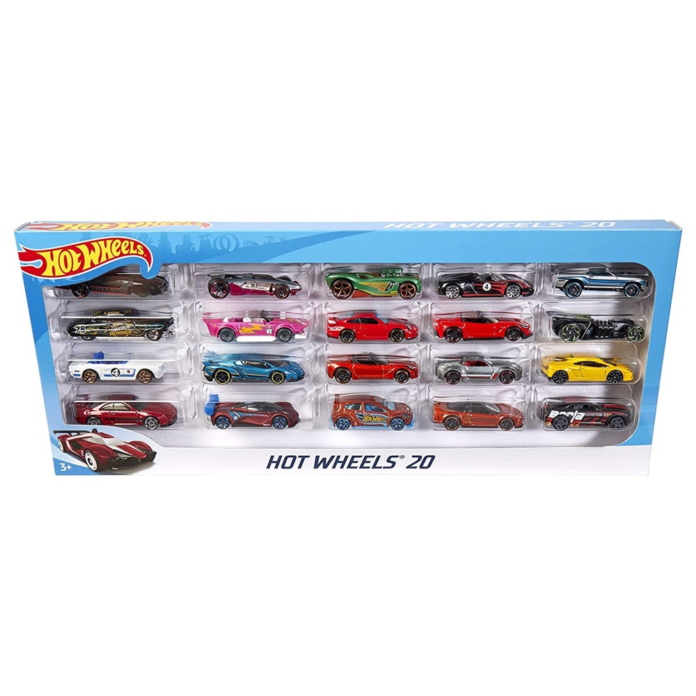 Hot Wheels - Pacote Com 20 Carros - Sortidos - H7045 - Mattel - Real  Brinquedos