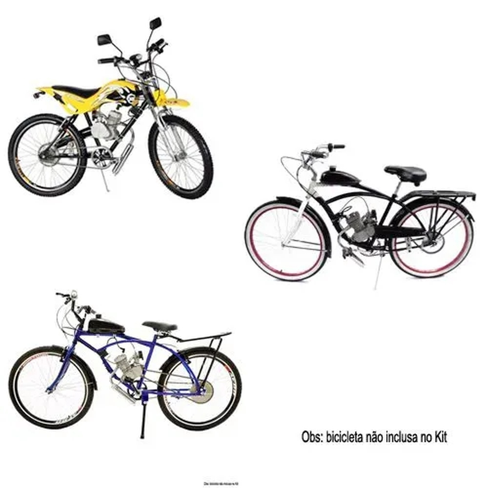 Motor Bicicleta Motorizada Gasolina 80cc 2t Completo - nakazaki