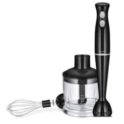 Mixer + Processador + Batedor Gourmet 127v Com 350w 2 Velocidades Lâmina De Aço Inoxidável E Utensíl Menor preço em Mixer + Processador + Batedor Gourmet 127v Com 350w 2 Velocidades Lâmina De Aço Inoxidável E Utensíl