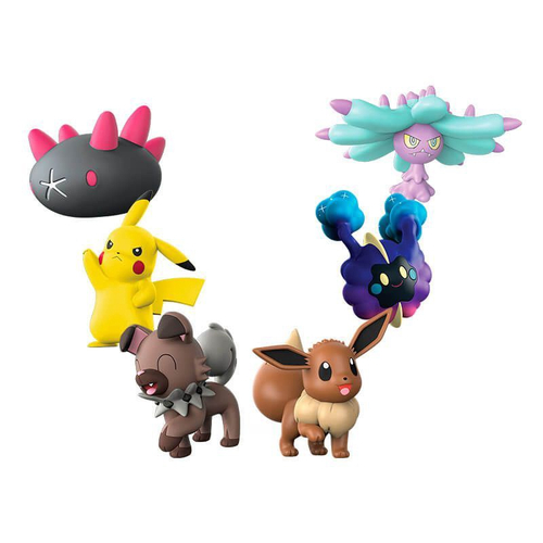 Cartela Bonecos Pokémon Go (+ Bola) Com 6 Personagens