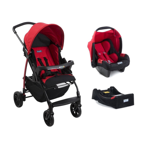 Carrinho ecco burigotto hot sale com bebe conforto