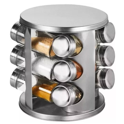 Porta Tempero Inox 12 Potes Suporte Giratório é boa?