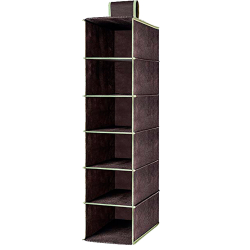 Sapateira Vertical Dobrável 6 Nichos Organizador Flexível Closet Guarda Roupas Marrom Ordene Menor preço em Sapateira Vertical Dobrável 6 Nichos Organizador Flexível Closet Guarda Roupas Marrom Ordene