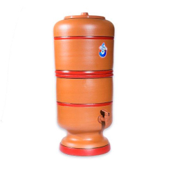 Filtro de Barro 10 Litros Com 01 Vela e 01 Boia Menor preço em Filtro de Barro 10 Litros Com 01 Vela e 01 Boia