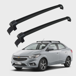 Rack de Teto Travessa Chevrolet Prisma 2013 a 2019 Furação Original Preta Projecar Carga 45Kg Menor preço em Rack de Teto Travessa Chevrolet Prisma 2013 a 2019 Furação Original Preta Projecar Carga 45Kg