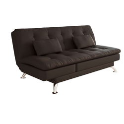 Sofá-Cama Casal 3 Lugares Amanda Corino Café Menor preço em Sofá-Cama Casal 3 Lugares Amanda Corino Café