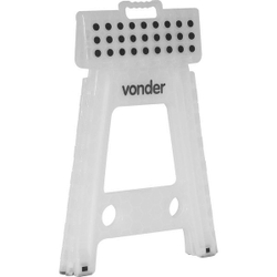 Banqueta Plástica Dobrável 45cm Até 150kg Multiuso c/ Alça - Vonder - Branco Menor preço em Banqueta Plástica Dobrável 45cm Até 150kg Multiuso c/ Alça - Vonder - Branco
