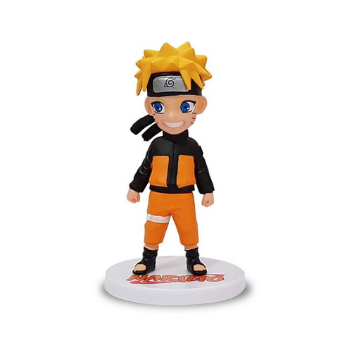 Boneco de brinquedo do naruto, 9cm, 2 estilos, pvc, coleção fofo