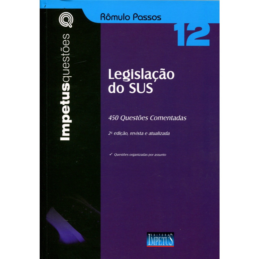 Legislação Do Sus: 451 Questões Comentadas | Submarino