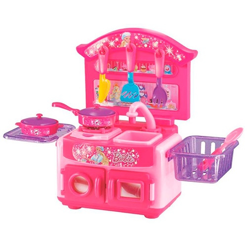 Estante / Jogo De Cozinha Barbie Antigo