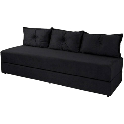Sofá Cama Bicama 3 Lugares Casal Sofanete Suede Orthovida - Preto é boa?