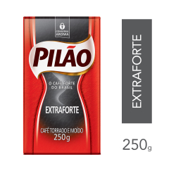 Café Pilão Torrado e Moído Extra Forte Vácuo 250g Menor preço em Café Pilão Torrado e Moído Extra Forte Vácuo 250g