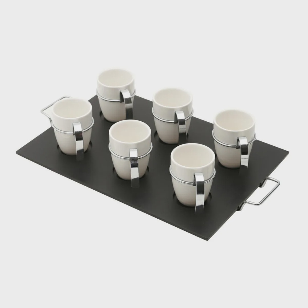 Conjunto De Caneca De Café Xadrez Rei Branco e Rainha de Café Conjunto