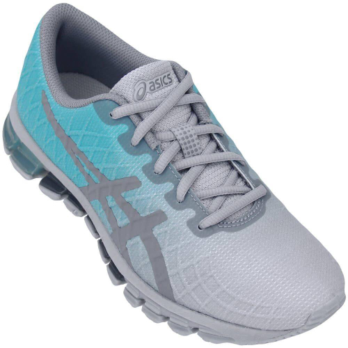 Tenis asics gel-quantum 180 4 feminino - clearance azul