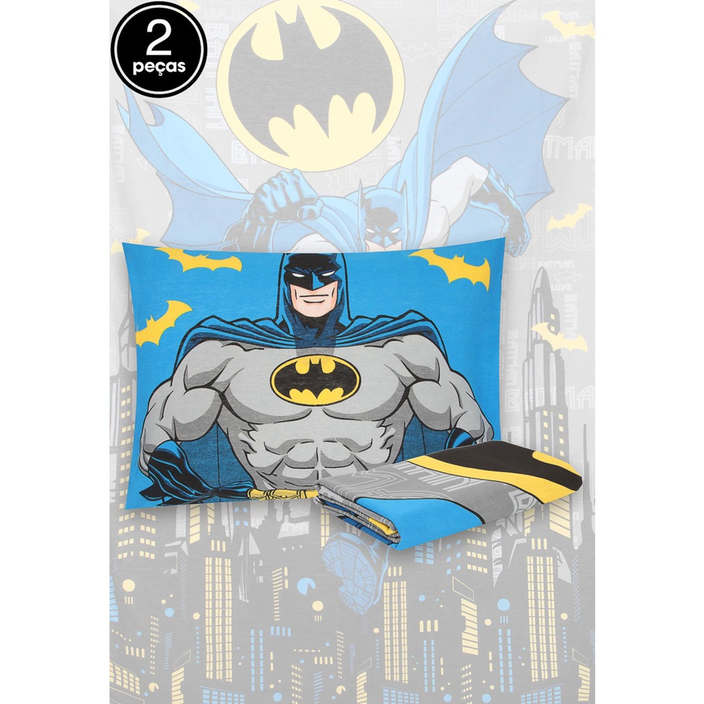 Kit Casal Conjunto Casal Estampa do Batman