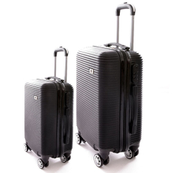 Kit Mala de Viagem 2 Peças Bordo e M - c/ 4 Rodinhas 360º Menor preço em Kit Mala de Viagem 2 Peças Bordo e M - c/ 4 Rodinhas 360º