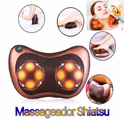 Almofada Massageadora Shiatsu infravermelho Bivolt Premium Menor preço em Almofada Massageadora Shiatsu infravermelho Bivolt Premium
