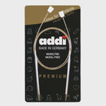 Agulha para Tricô Addi com Cabo Flexível - 50cm