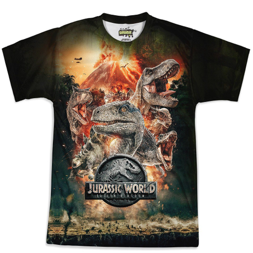 CAMISETA HIGH COMPANY TEE JURASSIC - BLACK - TS322.02