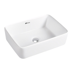 Cuba Lavabo Banheiro Cerâmica Louça Retangular 48x37 Branca Apoio Tubrax - BAB0003 Menor preço em Cuba Lavabo Banheiro Cerâmica Louça Retangular 48x37 Branca Apoio Tubrax - BAB0003