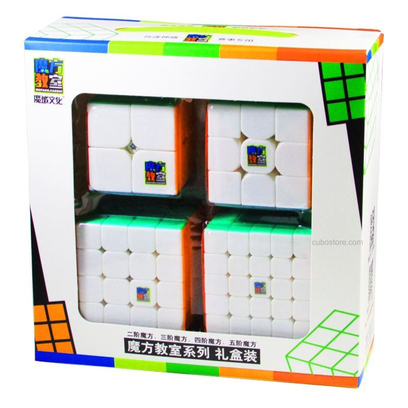 Kit Cubo Magico Moyu 2x2 3x3 4x4 5x5 - Cubo Store - Sua Loja de